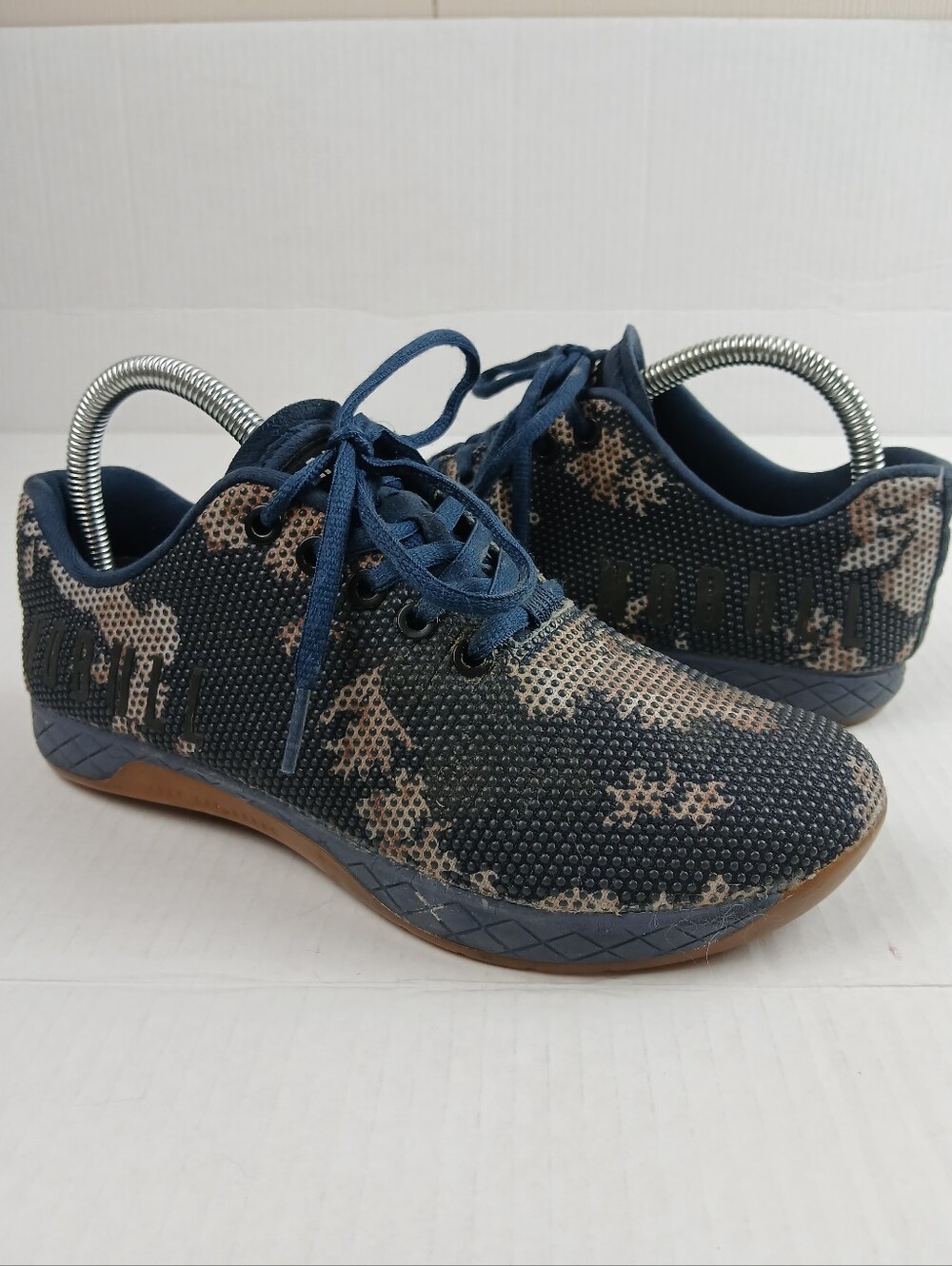 NOBULL Women SuperFabric Outwork Trainer Sneakers Shoes Blue Casual Gym